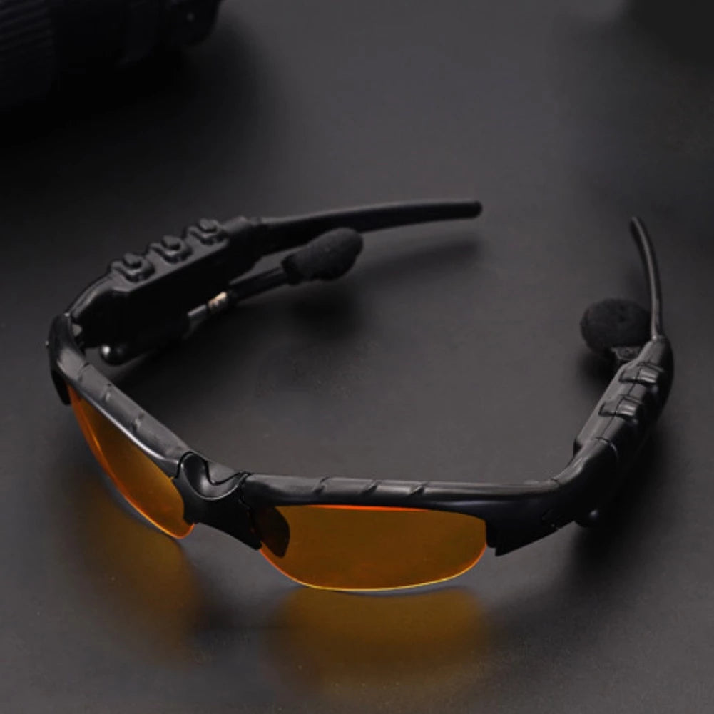 Óculos De Sol De Sol Com Bluetooth Sem Fio Com Microfone