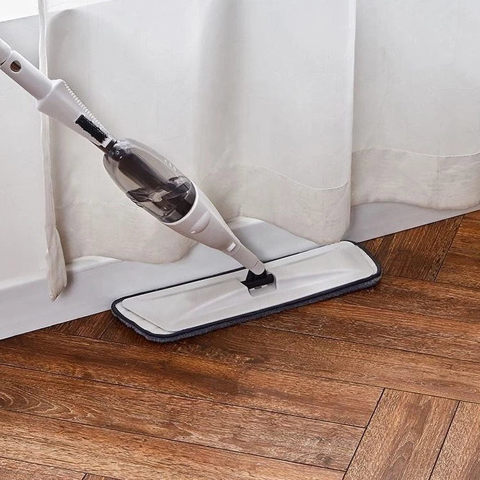 Mop Spray Giratório Limpeza Flash Mágico Rodo Esfregão Flat