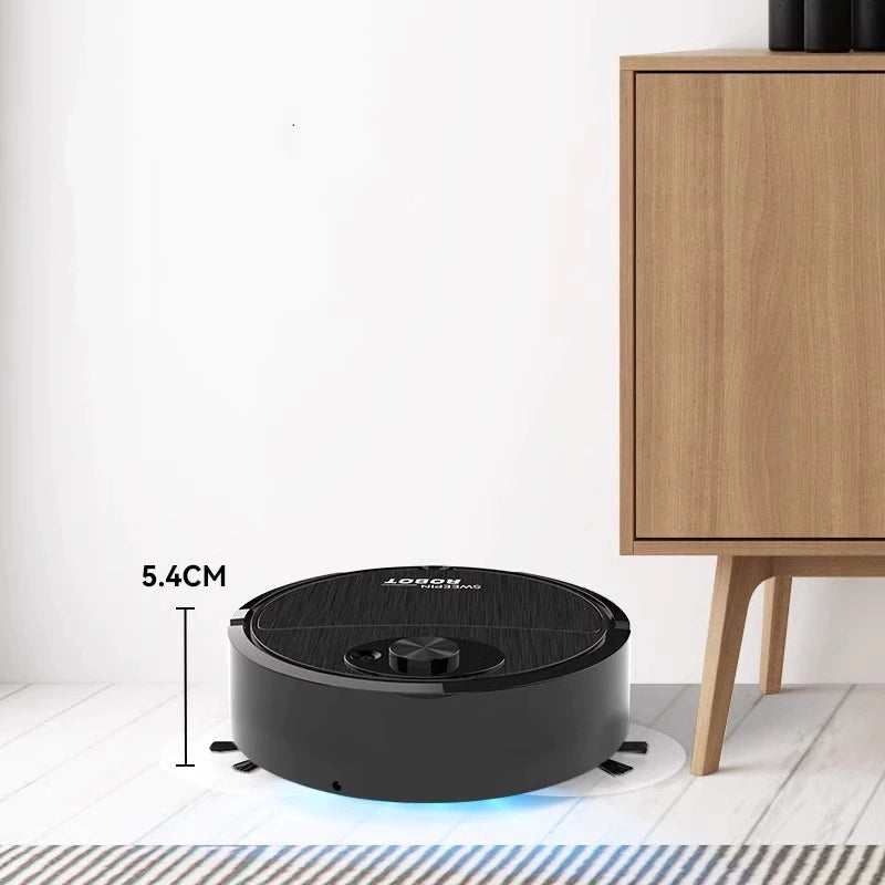 Robô Varredora/Aspirador De Pó Automática 3 Em 1 Limpeza Doméstica Robótico Inteligente E Silencioso