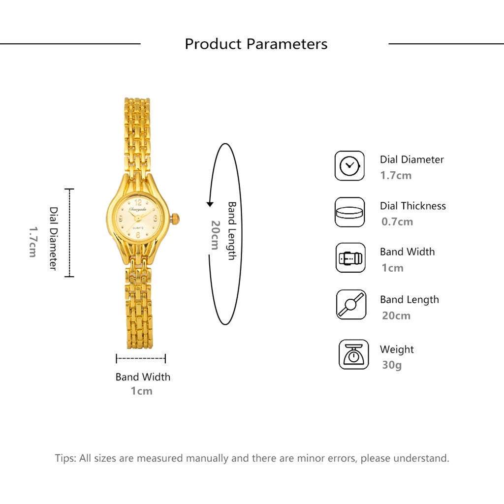 Relogio Feminino Luxo Ouro De Anal Gico Quartz Relogios Femininos De Pulso Elegante Moda Mostrador Redondo
