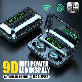 F9 M10 Sem Fio Grande-Bateria V5.3 No-Delay Living-Fone De Ouvido À Prova D'água