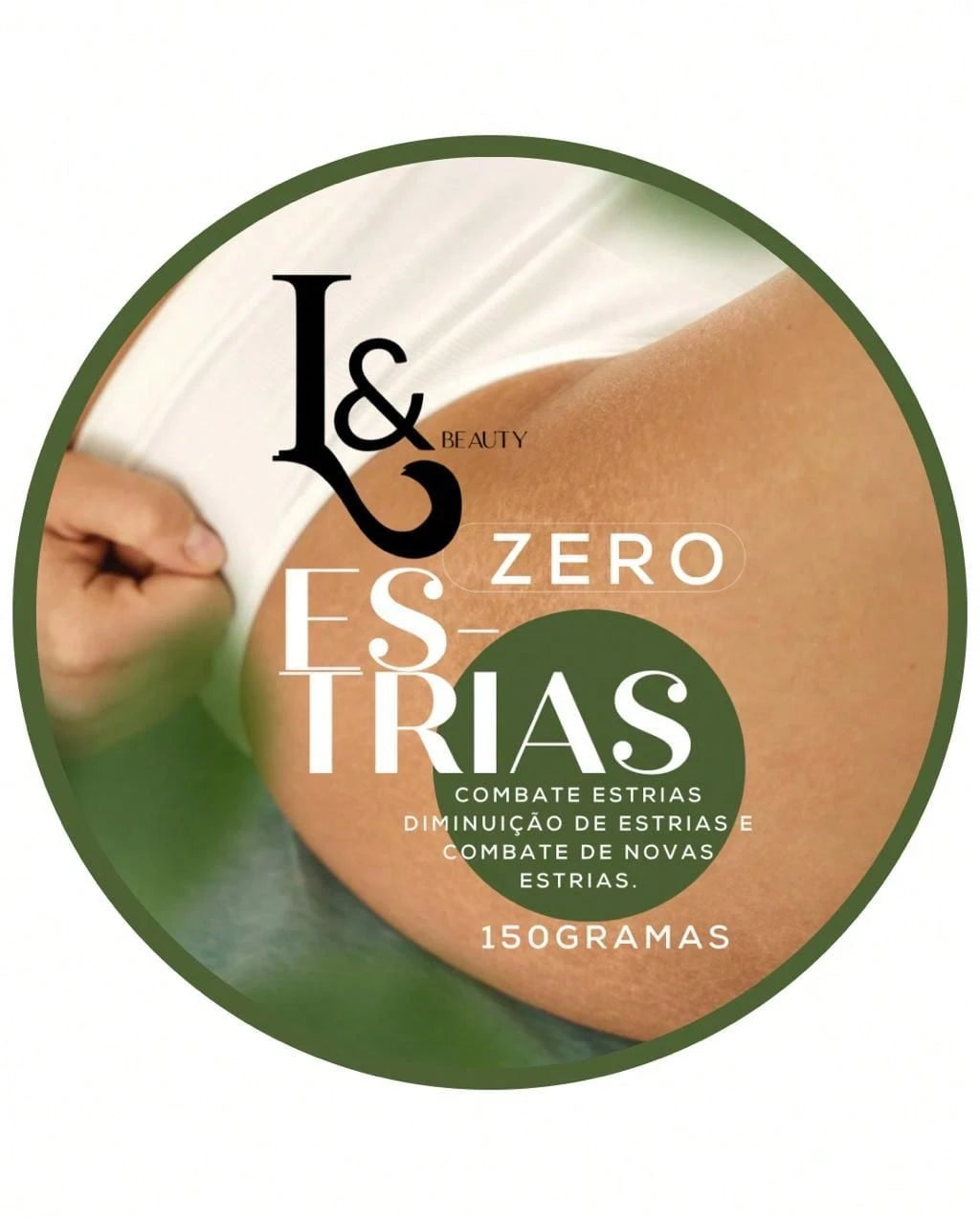 Creme Zero Estrias Removedor Anti Estrias Trata E Previne 150g - L&Beauty