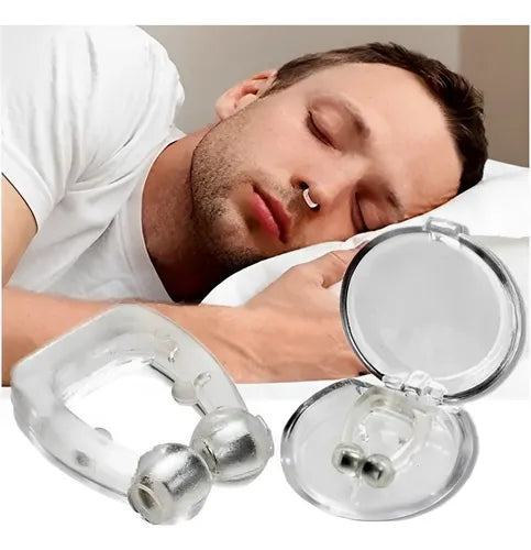 Kit 4x Clipe Nasal Anti Ronco Magnético 😴✨