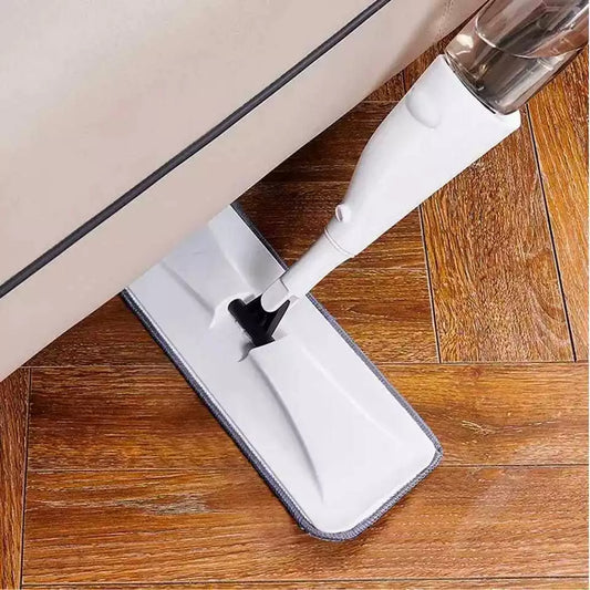 Mop Spray Giratório Limpeza Flash Mágico Rodo Esfregão Flat