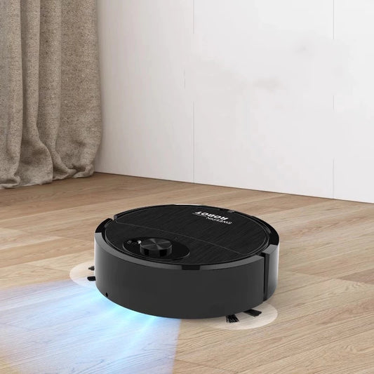 Robô Varredora/Aspirador De Pó Automática 3 Em 1 Limpeza Doméstica Robótico Inteligente E Silencioso