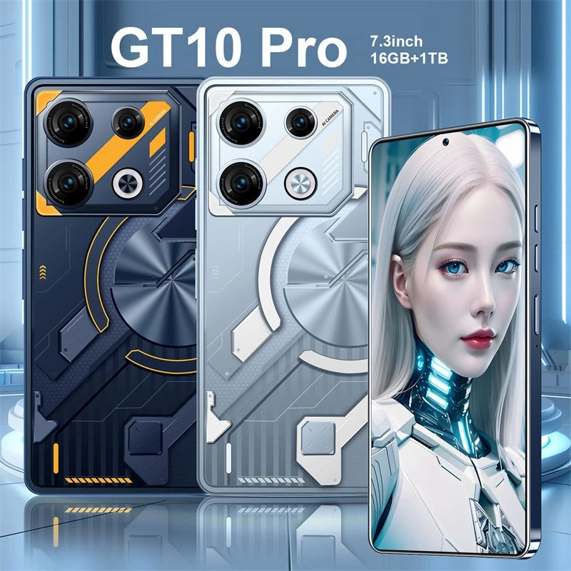 Celular GT10 Pro 16+1TB Smartphone 7,3 Polegadas