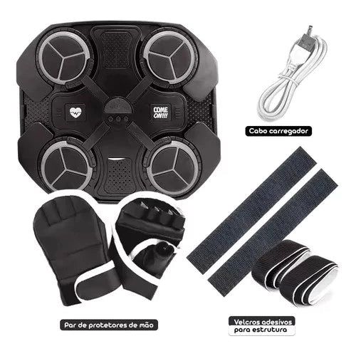 Máquina Inteligente de Boxe Soco Música Bluetooth Anti Estresse  varios tamanhos