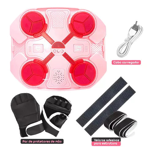 Máquina Inteligente de Boxe Soco Música Bluetooth Anti Estresse  varios tamanhos
