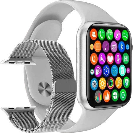 Lançamento Smart Watch com Tela Infinita e Duas Pulseiras Estilo e Tecnologia Masculino e Feminino
