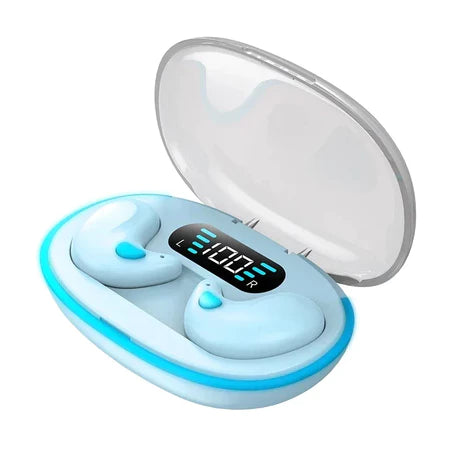 X55 Mini Sem Fio Bluetooth 5.3 Fone De Ouvido Leve Estilo Earplug Sono Fones Alta Fidelidade Música Estéreo